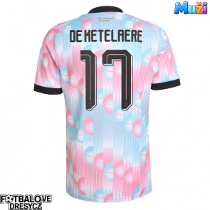 Belgie Charles De Ketelaere #17 Venkovní Dres MS 2026 Krátký Rukáv